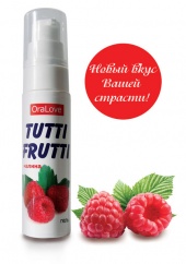 Вкусный оральный гель на фруктозе Tutti-Frutti OraLove, малина 30г